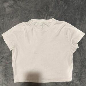 Hollister White Crop Top